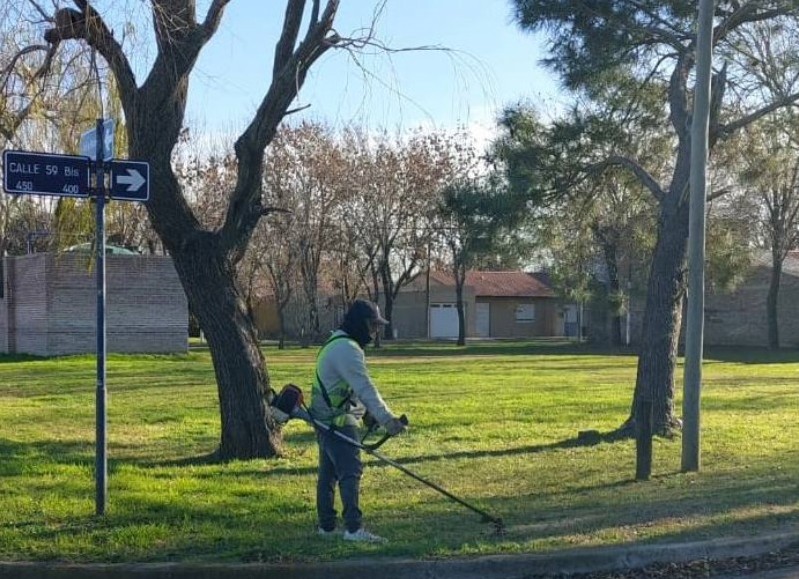 Se llevaron a cabo tareas de mantenimiento y recuperación en diferentes puntos del distrito.