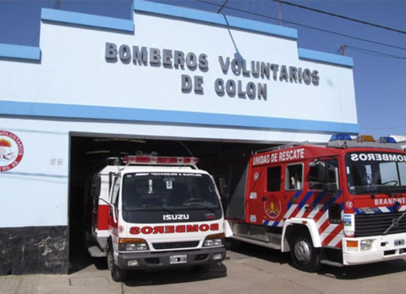 Rápido accionar de los Bomberos.