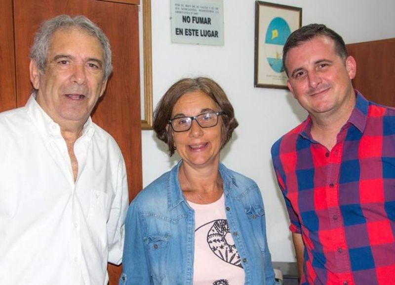 Ricardo Casi, Marilina Giacometti y Federico Pissinis.