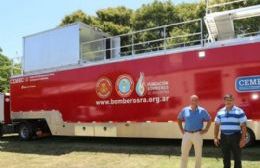 Importante capacitación para bomberos voluntarios locales