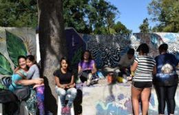 Jornada solidaria en el patio del artista Liliana Graglia