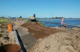 Obras en el puente Santa Marina