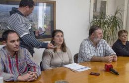 Conferencia de prensa por bajas de pensiones en Colón