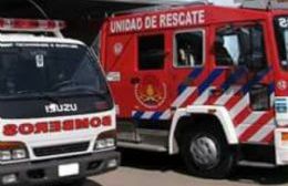 Ardua tarea de los Bomberos de nuestra ciudad ante las festividades y la tormenta