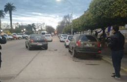 Accidente frente a la Municipalidad