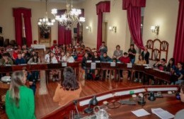 Se llevó a cabo la jornada de Parlamento Juvenil del Mercosur en el Concejo Deliberante