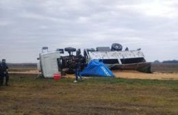 Volcó un camión en Ruta provincial 50