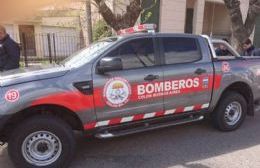 Por el fuerte viento hubo intenso trabajo de Bomberos