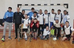 El municipio organizó una jornada de fútbol inclusivo